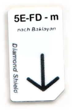 Čip kartica prema 5 elemenata - Vatra D 5 Elemente-Feuer-Dämpfung Chipcard nach Baklayan