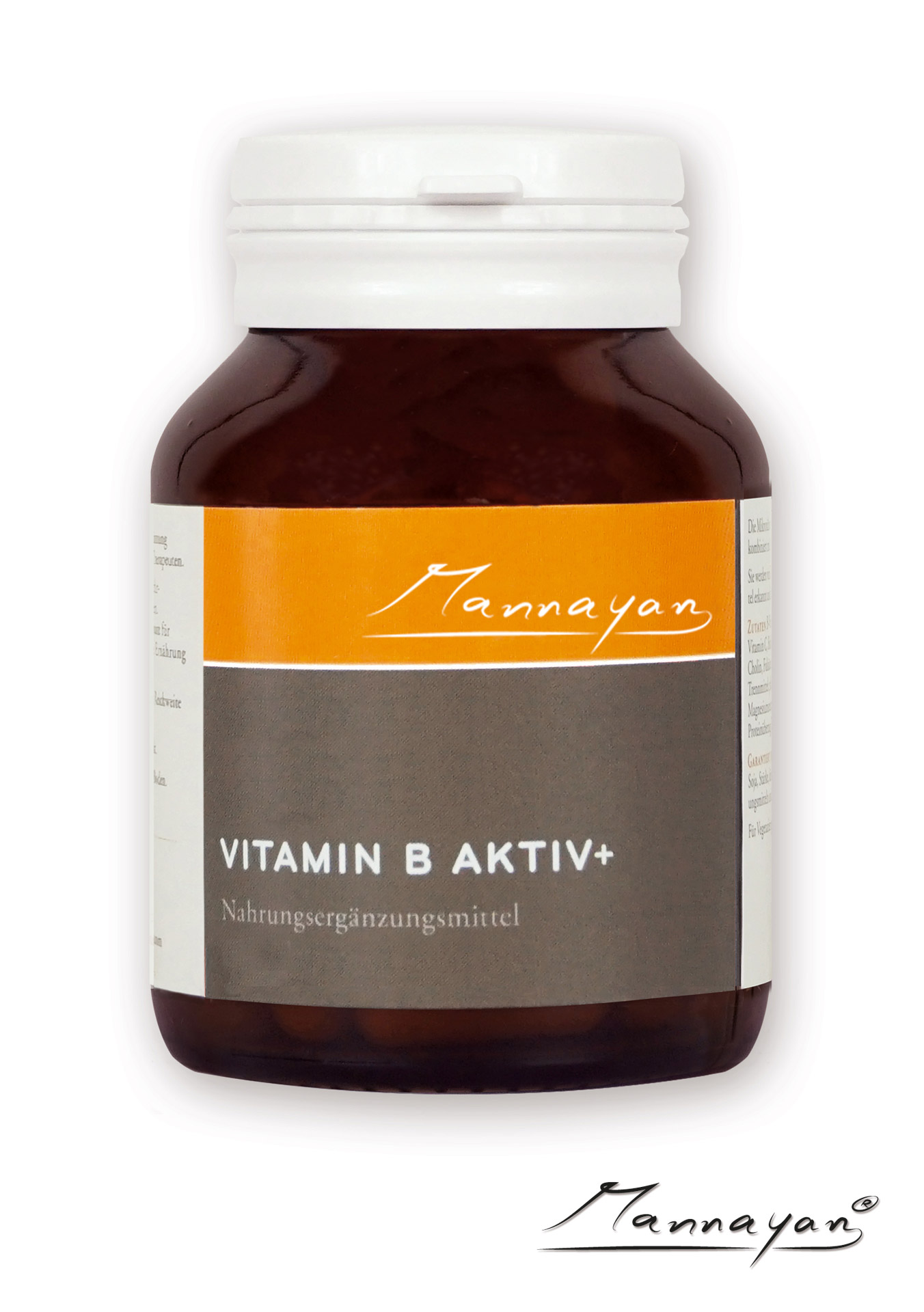 Mannayan VITAMIN B AKTIV + (60 tableta) Vitamin B Aktiv+ von Mannayan