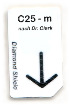 C25 - m Chipcard nach Dr. Clark für Diamond Shield Zapper