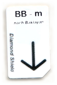 BB - m Čip kartica BB - m Chipcard nach Baklayan für Diamond Shield Zapper