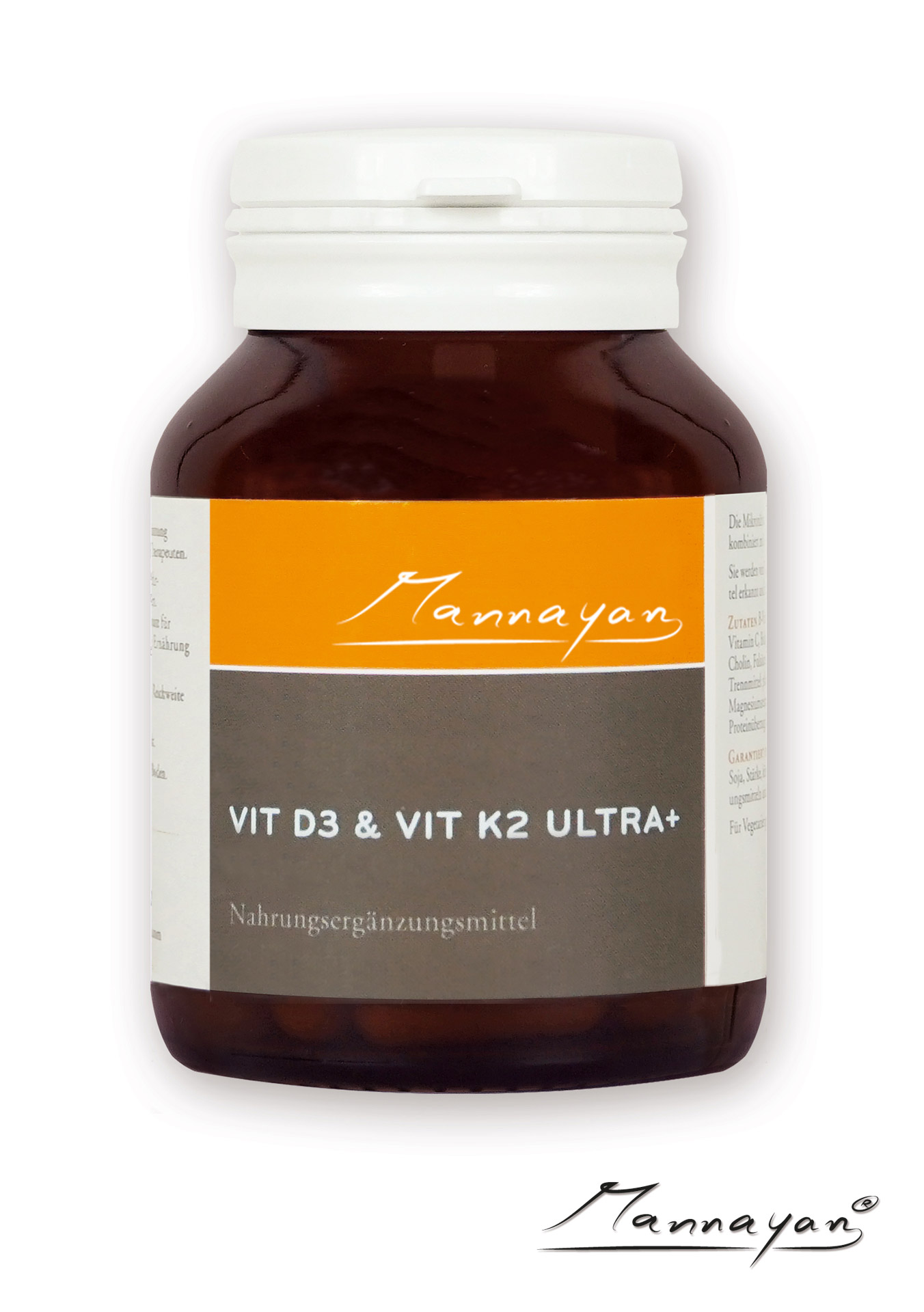 Mannayan VITAMIN D3 & K2 Ultra + (60 kapsula)