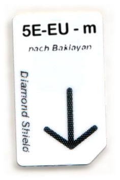 Čip kartica 5 elemenata - Zemlja U 5 Elemente- Erde-Unterstützung Chipcard nach Baklayan