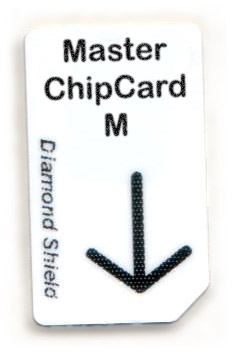 Master (glavna) čip kartica 127 slotova za ponovno programiranje  Master Chipcard M, beschreibbar 127 Slots
