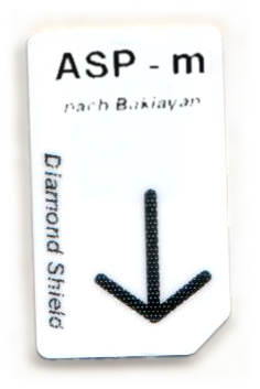 ASP - m Čip kartica ASP - m Chipcard nach Baklayan für Diamond Shield Zapper