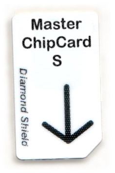 Master (glavna) čip kartica 56 slotova za ponovno programiranje  Master Chipcard S - beschreibbar, 56 Slots