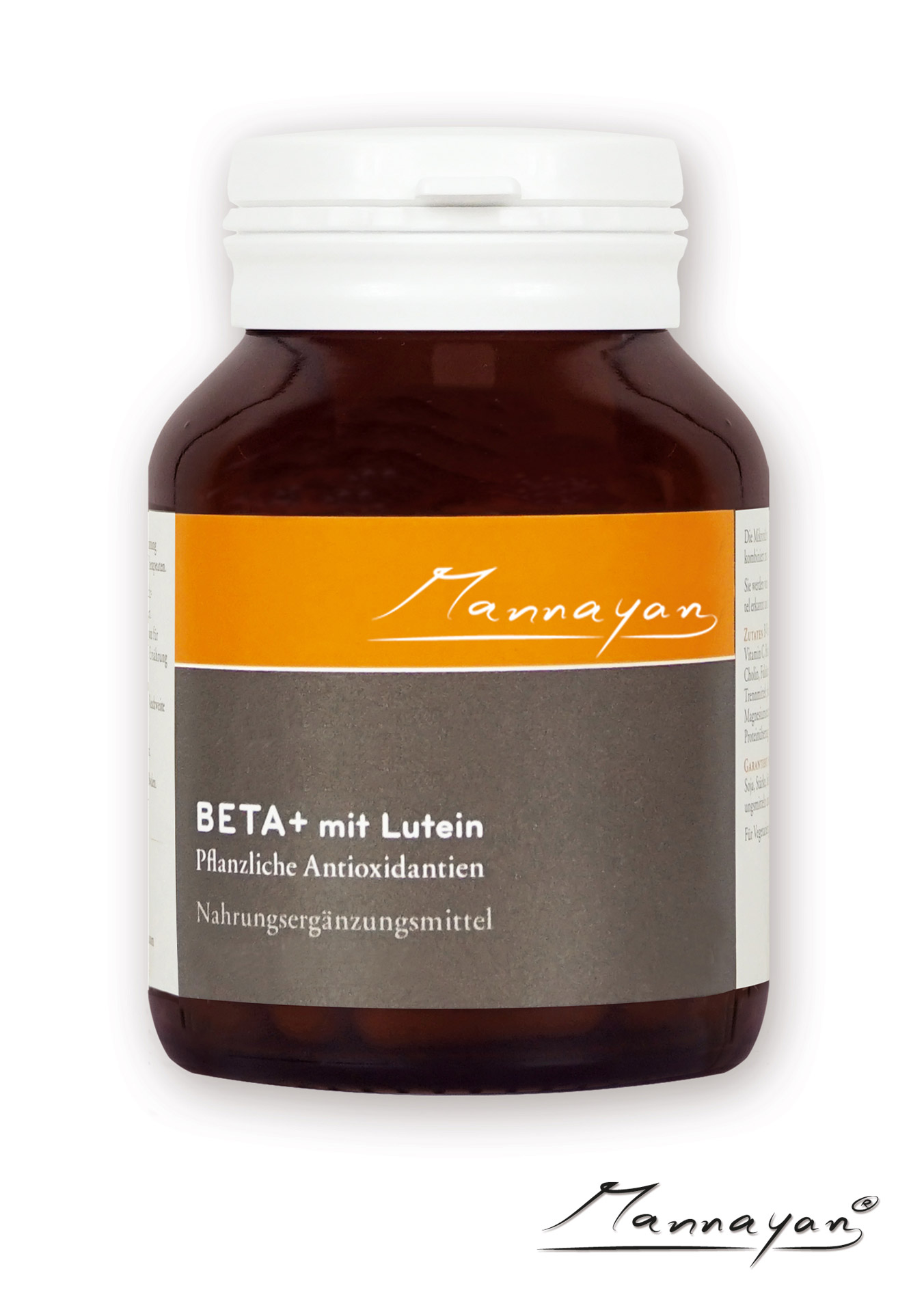 Mannayan BETA + s Luteinom (60 kapsula) Beta+ mit Lutein von Mannayan