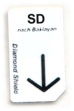 SD - m čip kartica SD Chipcard nach Baklayan für Diamond Shield Zapper