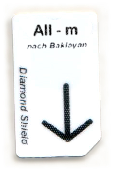 All - m Čip kartica All - m Chipcard nach Baklayan für Diamond Shield