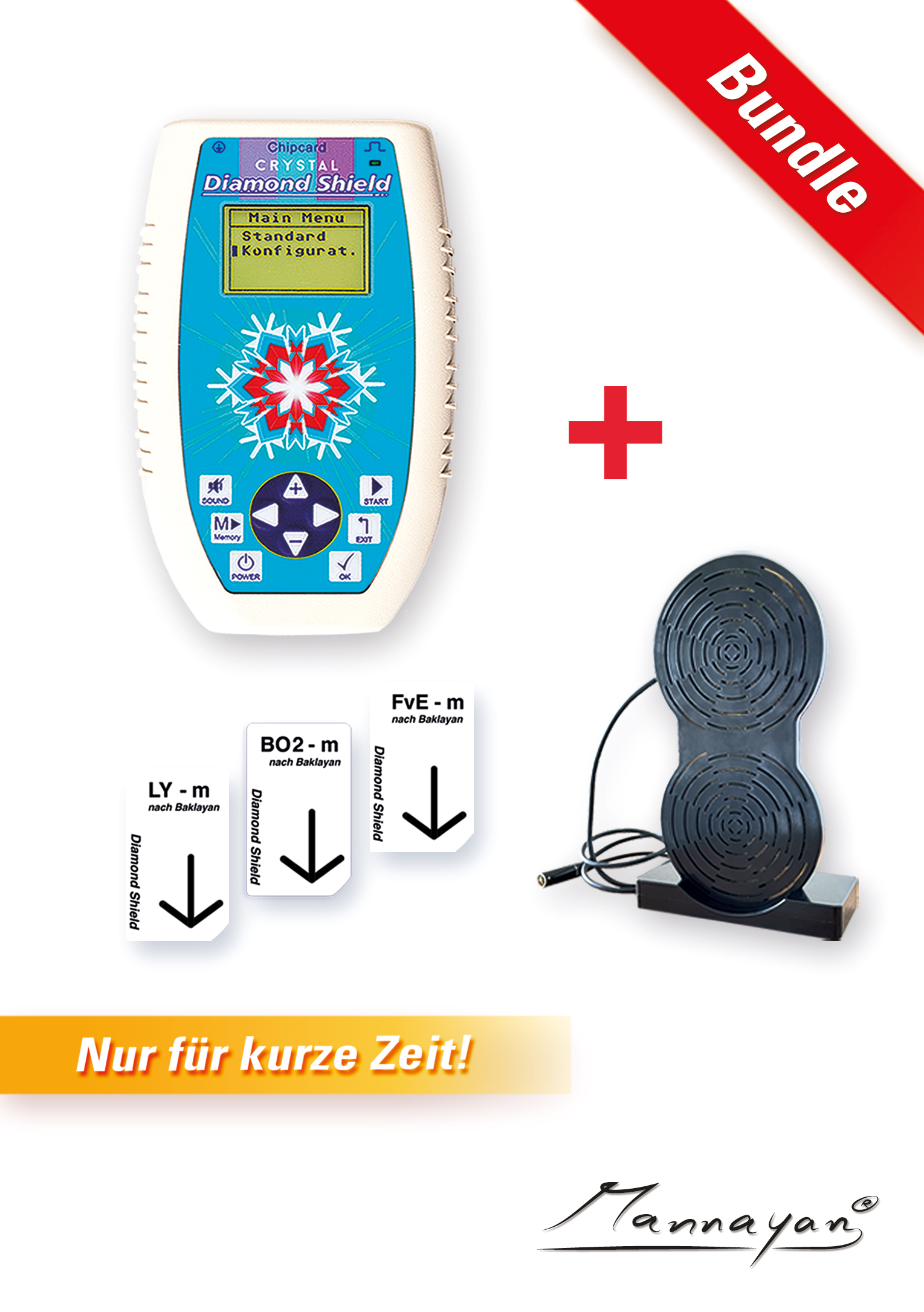 Diamond Shield Crystal Zapper sa fraktalnim pojačalom