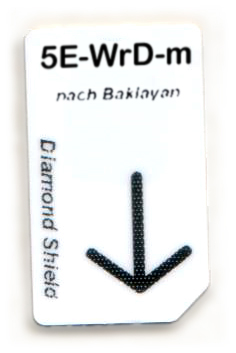 Čip kartica prema 5 elemenata - Voda D Smanjenje 5 Elemente - Wasser-Dämpfung Chipcard nach Baklayan