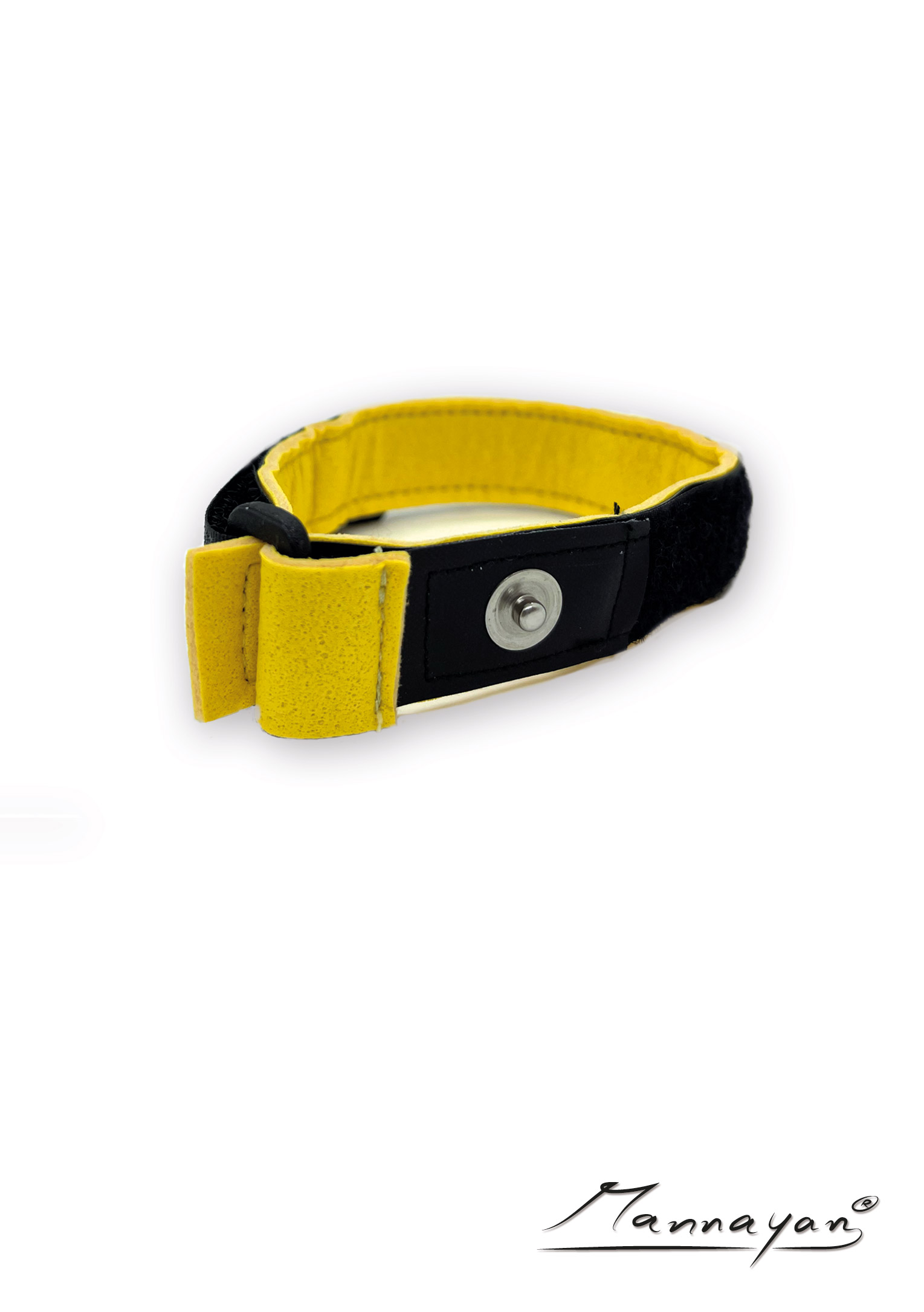 Armband mit Schwamm - gelb (Paar) Armband mit Schwamm - gelb (Paar)