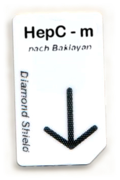 HepC - m Chipcard nach Baklayan für Diamond Shield Zapper