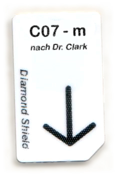 Chipcard C07 - m  C07 - m Chipcard nach Dr. Clark für Diamond Shield Zapper