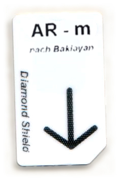 AR - m Čip kartica AR - m  Chipcard nach Baklayan für Diamond Shield