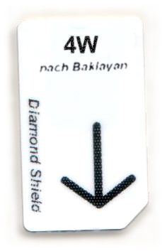 4W "4 Zidove"  m Čip kartica 4W - 4 Wälle - Chipkarte nach Baklayan