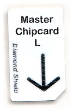 Master (glavna) čip kartica - 256 slotova za ponovno programiranje  Master Chipcard L, beschreibbar, 256 Slots