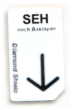 Seh - m Čip kartica SEH Chipcard nach Baklayan für Diamond Shield Zapper