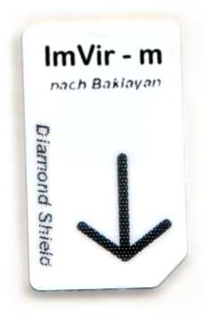 ImVir  -  m Čip kartica Imvir - m Chipcard nach Baklayan für Diamond Shield Zapper