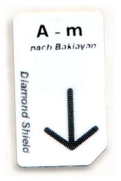 A - m Čip kartica A-m Chipcard nach Baklayan für Diamond Shield