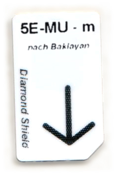 Čip kartica prema 5 elemenata - Metal U 5 Elemente-Metall-Unterstützung Chipcard nach Baklayan